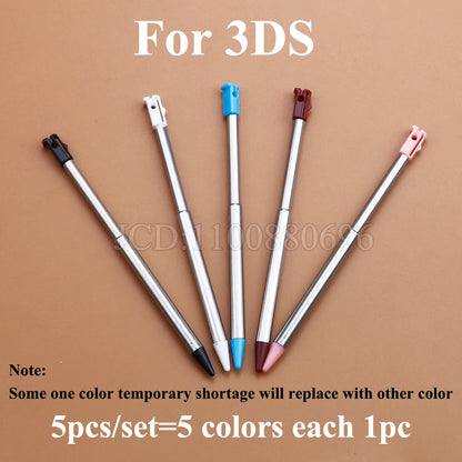 1Set 5-12pcs Plastic/Metal Touch Screen Stylus Pen Game Console Pen for NDSL NDSi NDS WIIU 2DS 3DS XL LL New 3DSXL LL New 2DSXL