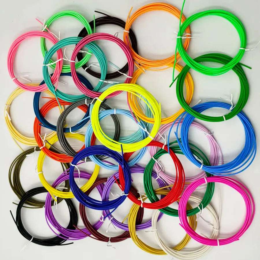 3D Printing Pen 3D PLA Filament 1.75mm 32-Colors With Various Set Combinations For Your Choice For 3D Pen Brush Line Material