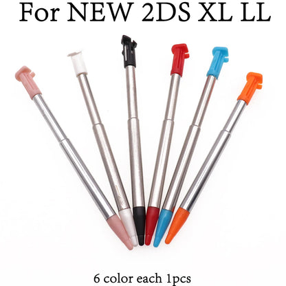 1Set Plastic&Metal Touch Screen Stylus Pen Game Console Pen for NDSL NDSi NDS WIIU 2DS 3DS XL LL New 3DSXL LL New 2DSXL