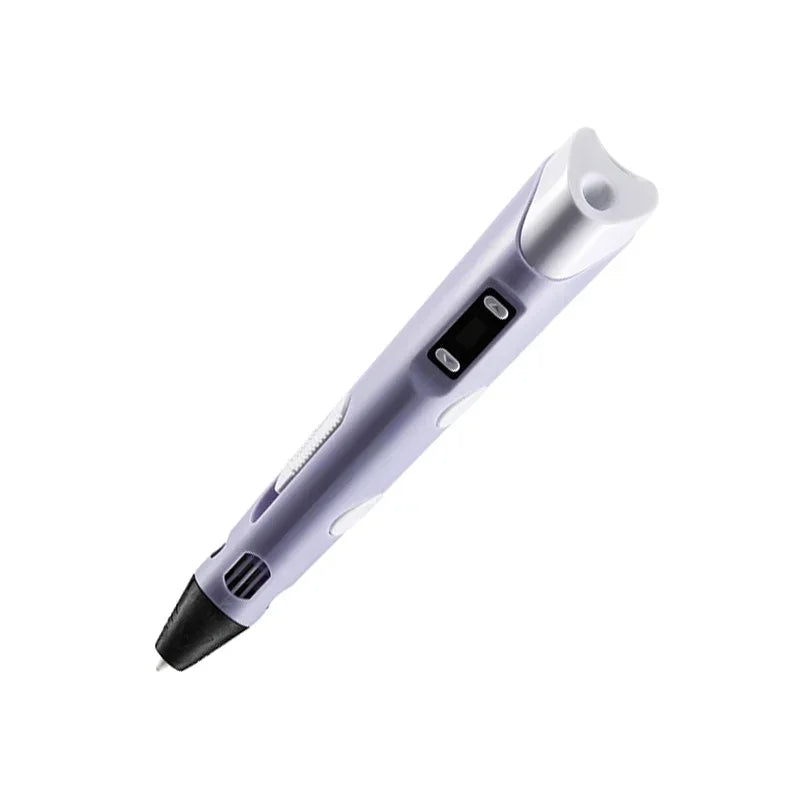 3D Pen LED Screen DIY 3D Printing Pen 50M PLA Filament Creative Toy Gift For Kids Design Drawing 3D Printer Pen Drawing Stift