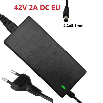 42V 2A DC Power Adapter 5-plug Lithium Battery Charger Replaceable Plug Power Charger AC100-240V EU US Plug Power Adapters