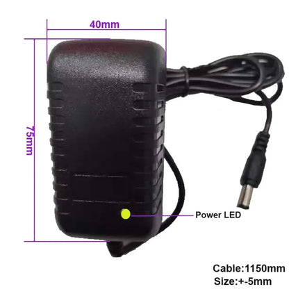 Power Adapter EU/US AC 100V-240V To DC 12V 2A Supply Charger Universal Adapter Converter Plug for Camera DVR NVR LED Robot Light