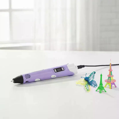 3D Printing Pen Intelligent Pen Making Graffiti ArtsCrafts With USB Cable For Kids Adults DIY Creative Art Supplies