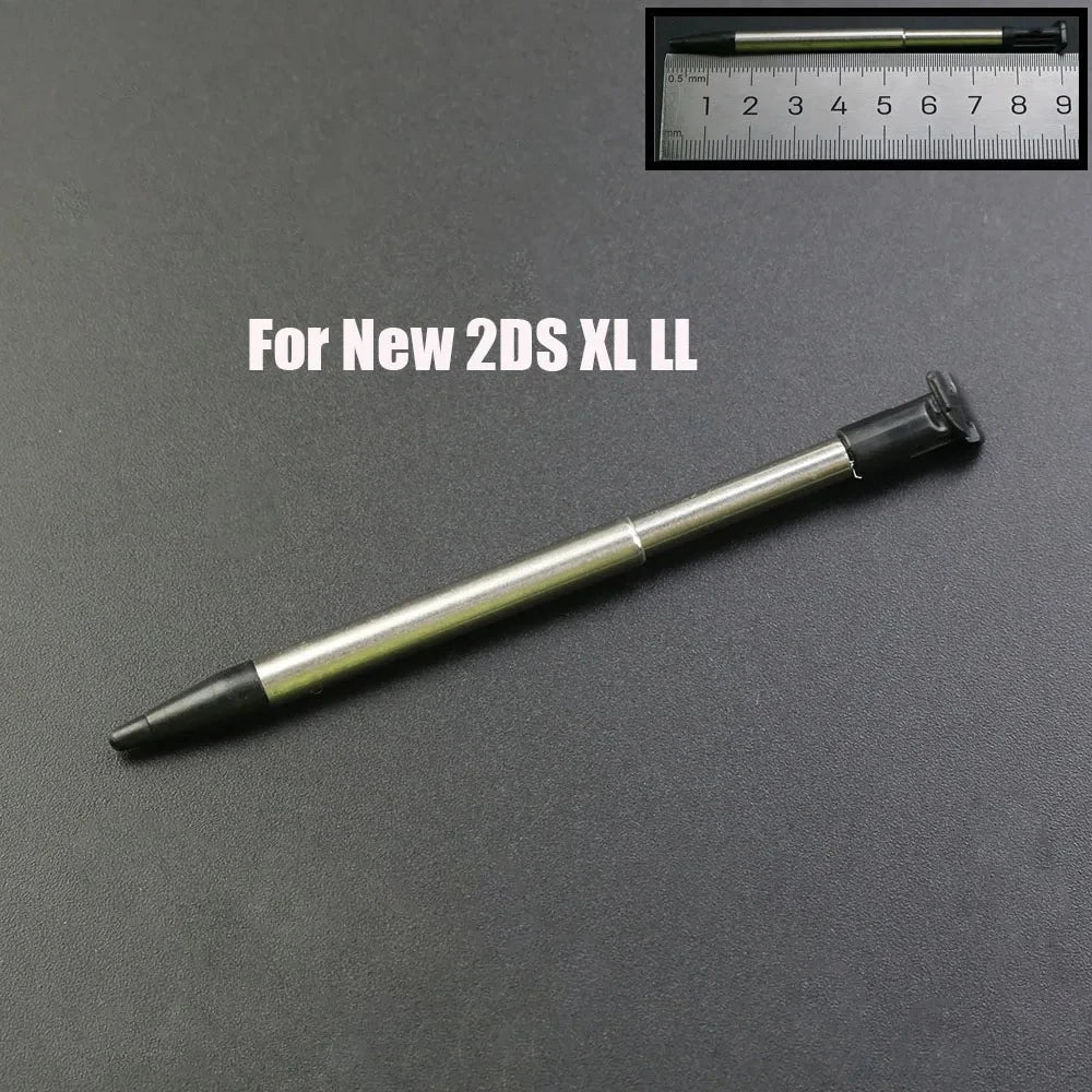 1pcs Black Plastic Stylus Touch Screen Metal Telescopic Stylus Pen For 2DS 3DS New 2DS LL XL New 3DS XL LL For NDSL NDSi NDS Wii