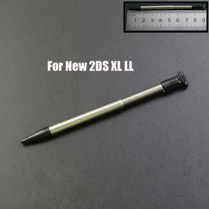 1pcs Black Plastic Stylus Touch Screen Metal Telescopic Stylus Pen For 2DS 3DS New 2DS LL XL New 3DS XL LL For NDSL NDSi NDS Wii