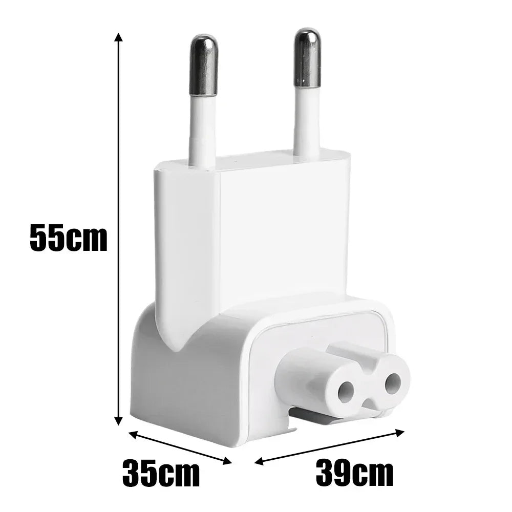 1-4PCS EU Plug Converter Portable Wall Travel Charger Adapter for Ipad Magsafe Macbook Laptop Charge Power Adapters Accessories