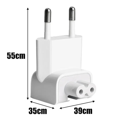 1-4PCS EU Plug Converter Portable Wall Travel Charger Adapter for Ipad Magsafe Macbook Laptop Charge Power Adapters Accessories