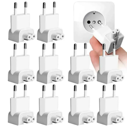 1-4PCS EU Plug Converter Portable Wall Travel Charger Adapter for Ipad Magsafe Macbook Laptop Charge Power Adapters Accessories