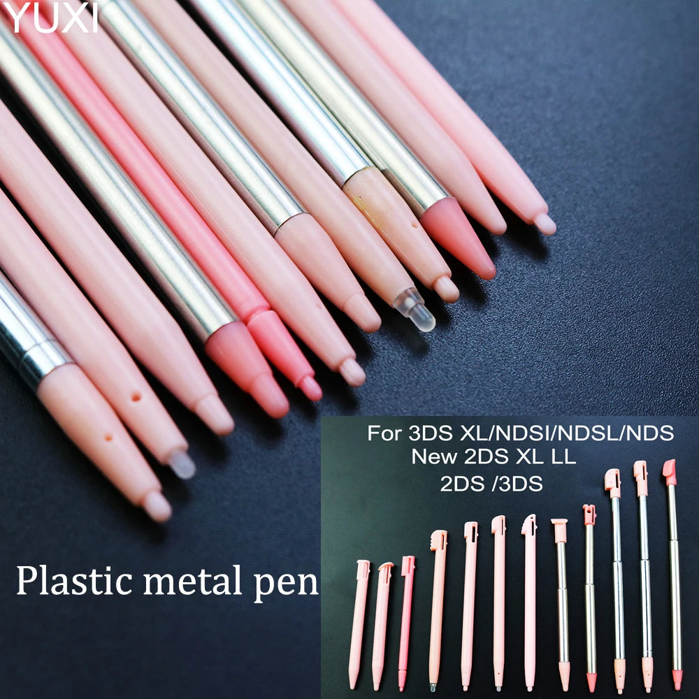 1Pcs Touch Screen Stylus Pen for  3DS XLNDSI NDSL NDS New 2DS XL LL 2DS 3DS Plastic Metal Stylus Pen Replacement Part