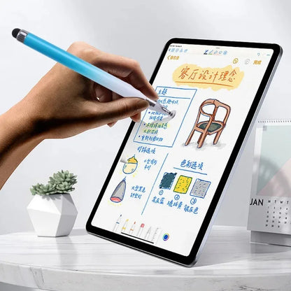 Universal Stylus Pen 2 in 1 for IPad Tablet Phone Drawing Painting High Precision Disc Tip Silicone Touch Screen Pen Accessories