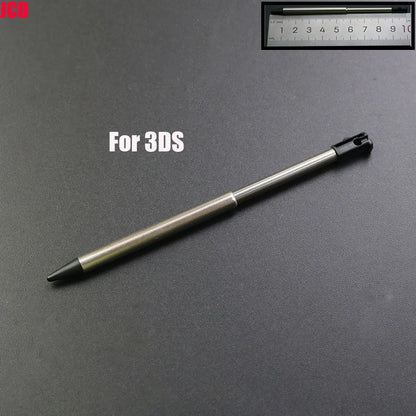 1pcs Black Plastic Stylus Touch Screen Metal Telescopic Stylus Pen For 2DS 3DS New 2DS LL XL New 3DS XL LL For NDSL NDSi NDS Wii
