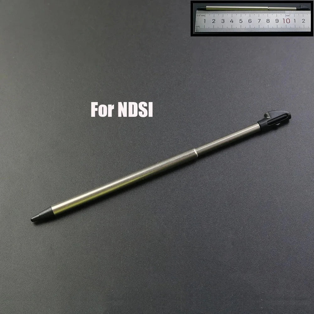 1pcs Black Plastic Stylus Touch Screen Metal Telescopic Stylus Pen For 2DS 3DS New 2DS LL XL New 3DS XL LL For NDSL NDSi NDS Wii