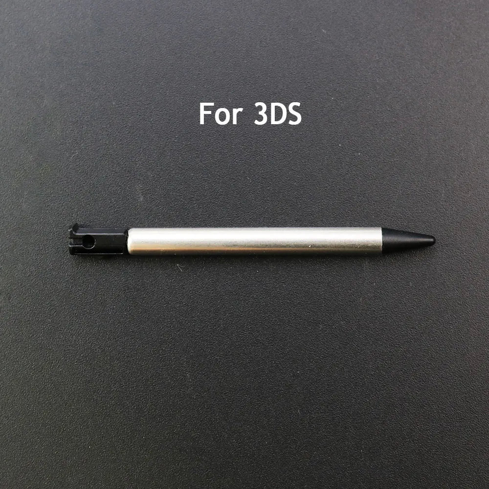 1piece Black Plastic Touch Screen Pen Metal Telescopic Stylus Pen For 2DS 3DS New 2DS 3DS XL LLFor DS Lite NDSL NDSI XL LL WII