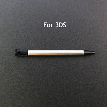 1piece Black Plastic Touch Screen Pen Metal Telescopic Stylus Pen For 2DS 3DS New 2DS 3DS XL LLFor DS Lite NDSL NDSI XL LL WII