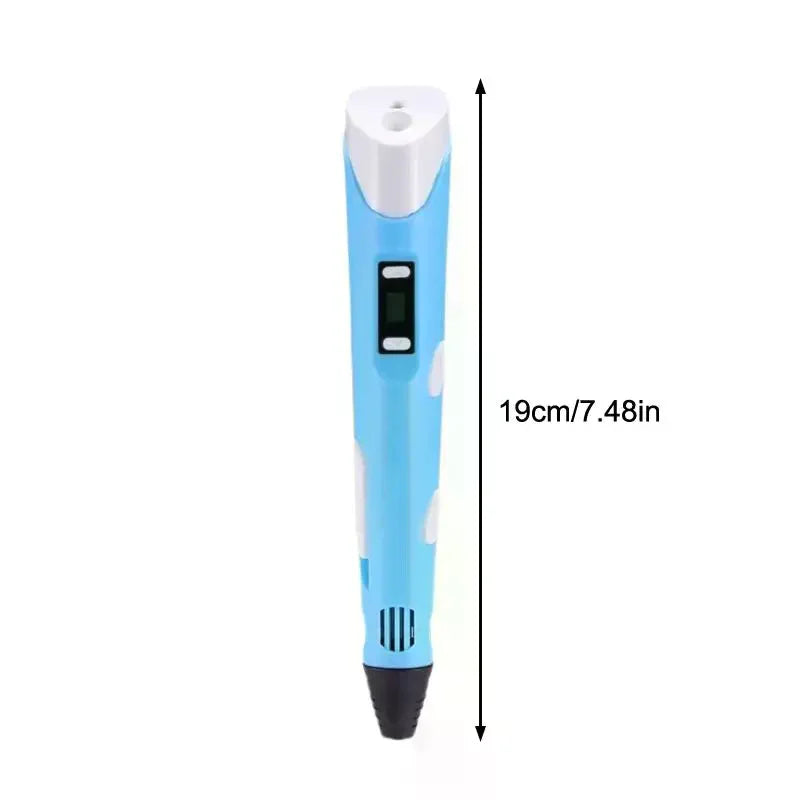 3D Printing Pen Intelligent Pen Making Graffiti ArtsCrafts With USB Cable For Kids Adults DIY Creative Art Supplies