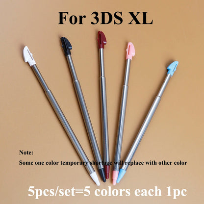 1Set 5-12pcs Plastic/Metal Touch Screen Stylus Pen Game Console Pen for NDSL NDSi NDS WIIU 2DS 3DS XL LL New 3DSXL LL New 2DSXL