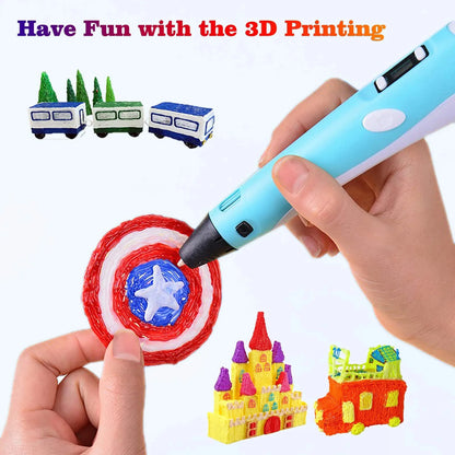 5M 5/10/20 Colors 3D Pen Refills Pla 3D Pen Printing Cables Filament Printing Materials High Precision Printer Cable Mate