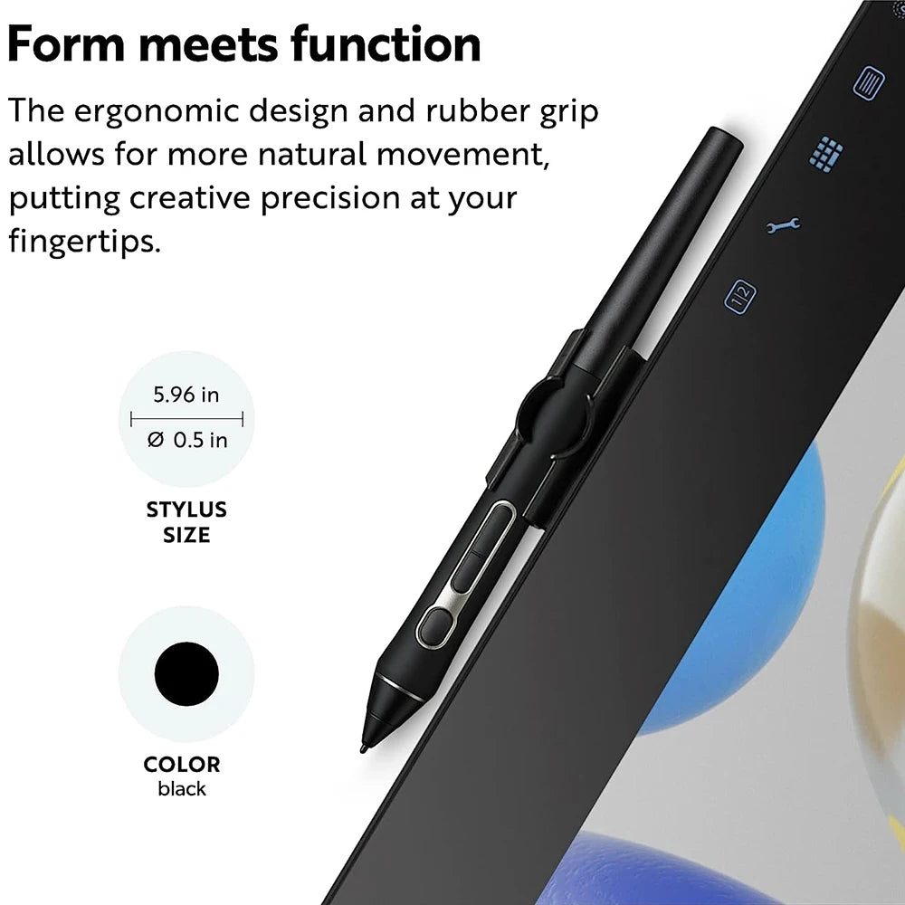 Digital Pen 2K LP-190-0K / KP-504 / KP-501E / LP-1100 /Pro Pen 3D KP-505 for Wacom Intuos, Cintiq, MobileStudio, Drawing Tablets