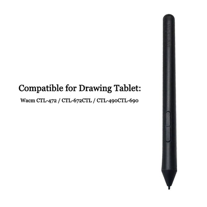 Digital Pen 2K LP-190-0K / KP-504 / KP-501E / LP-1100 /Pro Pen 3D KP-505 for Wacom Intuos, Cintiq, MobileStudio, Drawing Tablets