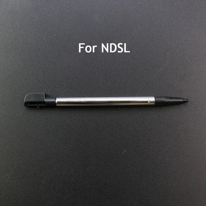 1piece Black Plastic Touch Screen Pen Metal Telescopic Stylus Pen For 2DS 3DS New 2DS 3DS XL LLFor DS Lite NDSL NDSI XL LL WII