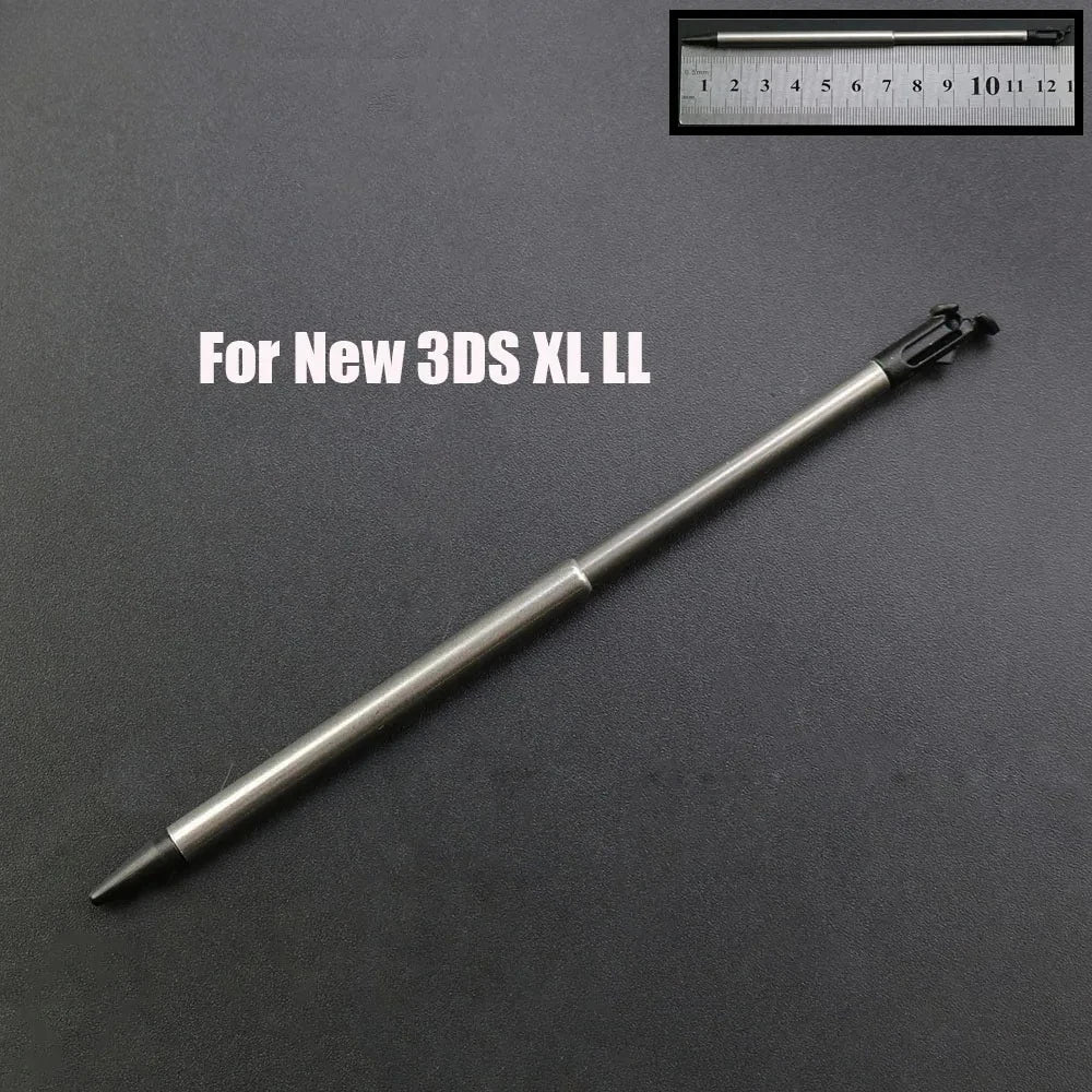 1pcs Black Plastic Stylus Touch Screen Metal Telescopic Stylus Pen For 2DS 3DS New 2DS LL XL New 3DS XL LL For NDSL NDSi NDS Wii