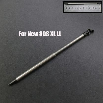 1pcs Black Plastic Stylus Touch Screen Metal Telescopic Stylus Pen For 2DS 3DS New 2DS LL XL New 3DS XL LL For NDSL NDSi NDS Wii