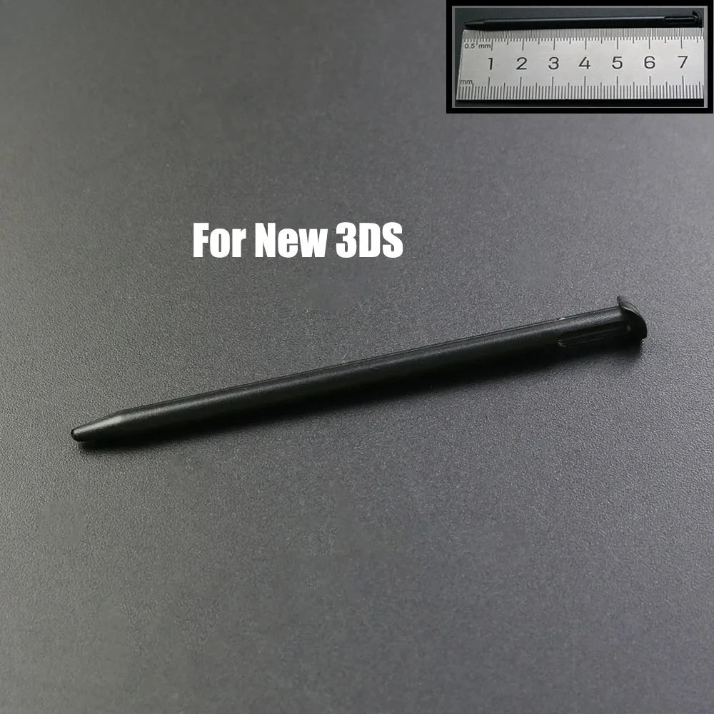 1pcs Black Plastic Stylus Touch Screen Metal Telescopic Stylus Pen For 2DS 3DS New 2DS LL XL New 3DS XL LL For NDSL NDSi NDS Wii