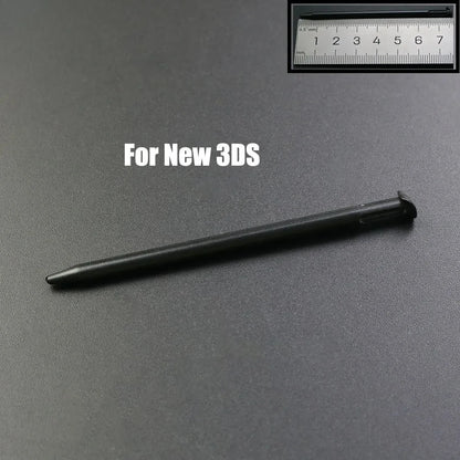 1pcs Black Plastic Stylus Touch Screen Metal Telescopic Stylus Pen For 2DS 3DS New 2DS LL XL New 3DS XL LL For NDSL NDSi NDS Wii