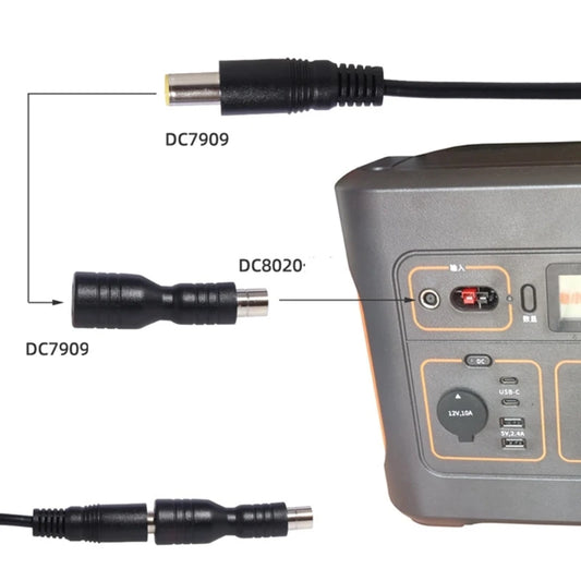 Heavy Duty  Power Adapters for Solar Panel RV Portable Power Dc7909 Female to DC8020 Male Converters Connectors