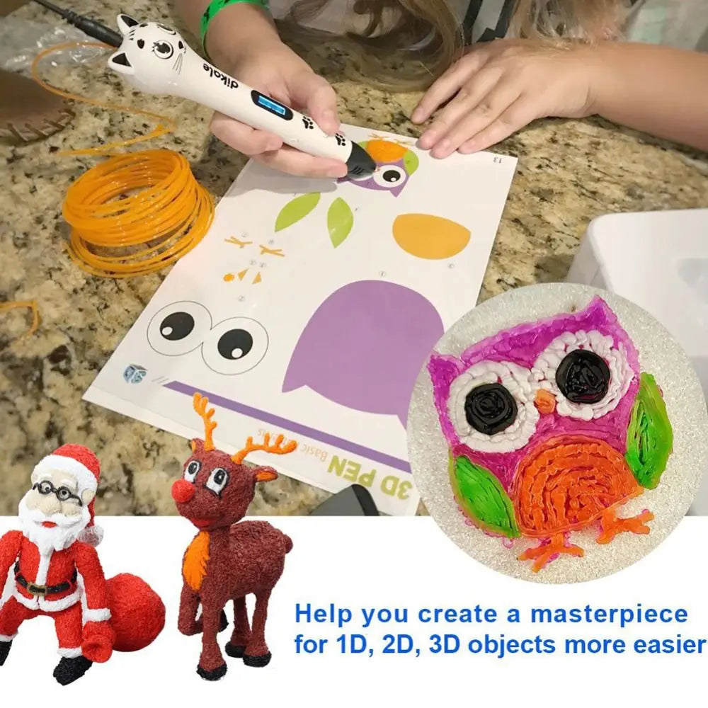 Drawing Stereoscopic 3D Pen Accessories Refills Modeling 3D Printing Material PLA/ABS/PCL 1.75mm Filament
