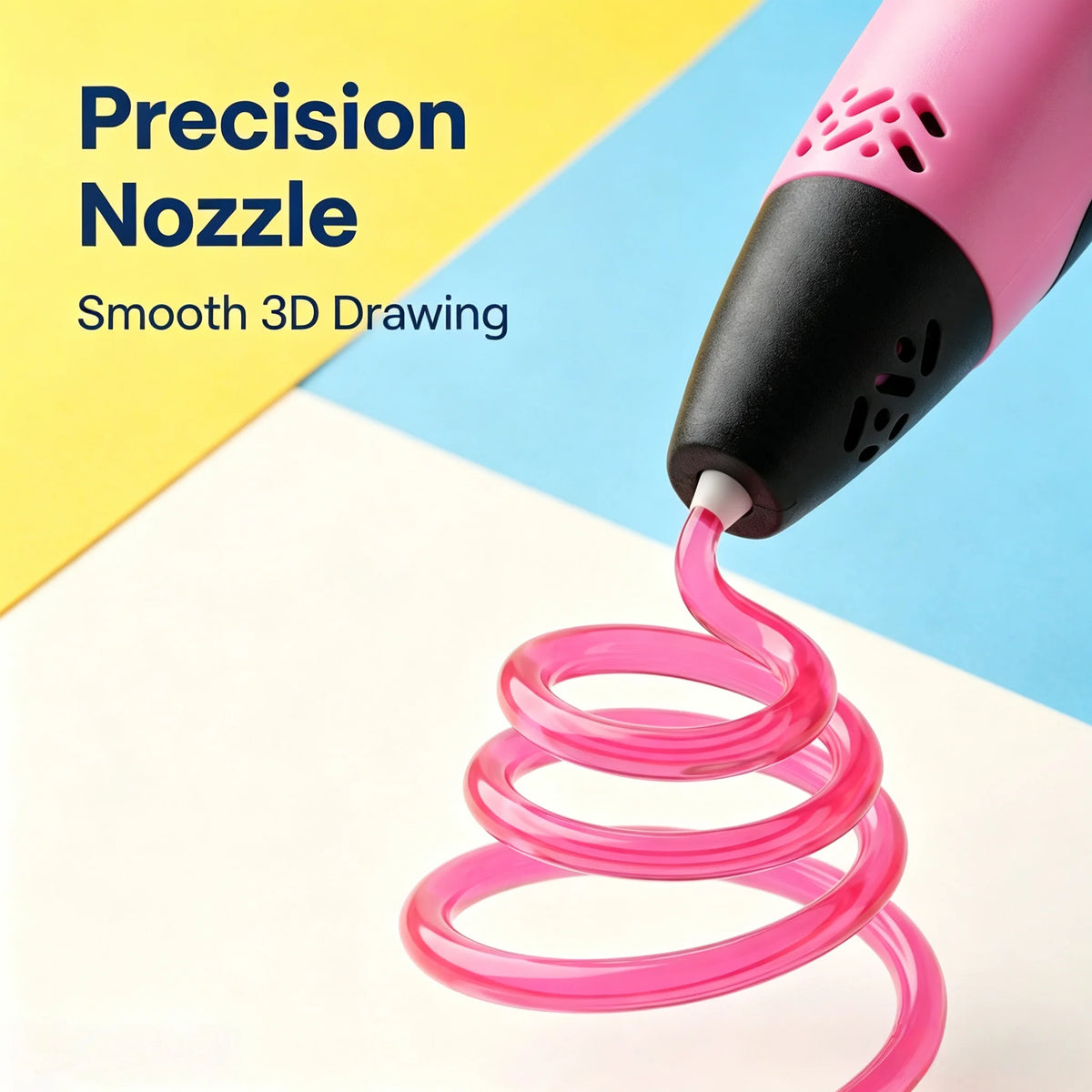 New Digital Display 3D Printing Pen Set Three Colors Optional Creative 3D Drawing Pen Kit Multicolor PLA Material for Handcraft