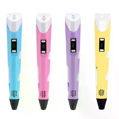 3D Printing Pen Intelligent Pen Making Graffiti ArtsCrafts With USB Cable For Kids Adults DIY Creative Art Supplies
