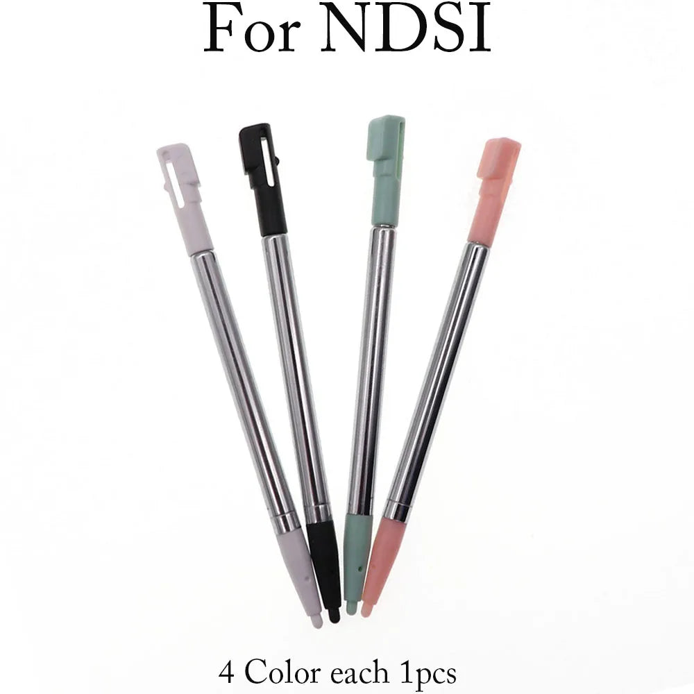 1Set Plastic&Metal Touch Screen Stylus Pen Game Console Pen for NDSL NDSi NDS WIIU 2DS 3DS XL LL New 3DSXL LL New 2DSXL