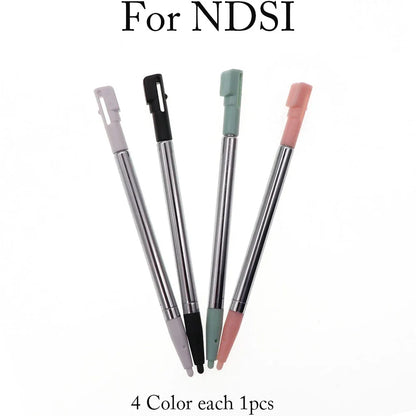 1Set Plastic&Metal Touch Screen Stylus Pen Game Console Pen for NDSL NDSi NDS WIIU 2DS 3DS XL LL New 3DSXL LL New 2DSXL