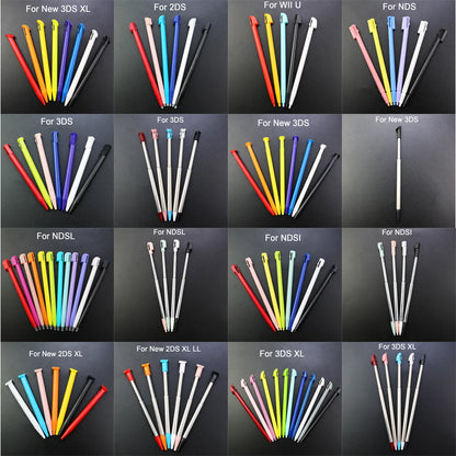 1Pcs Touch Screen Stylus Pen for  3DS XLNDSI NDSL NDS New 2DS XL LL 2DS 3DS Plastic Metal Stylus Pen Replacement Part