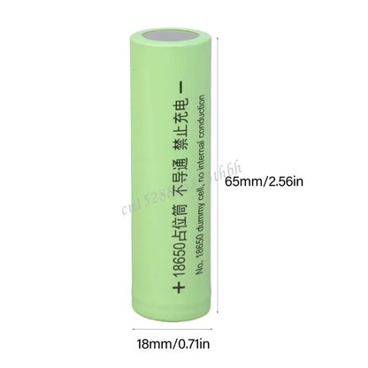 18650 Dummy Battery Spacer Tube 0V NonConductive For Power Adapters Welding Training DIY Projects Y4QD