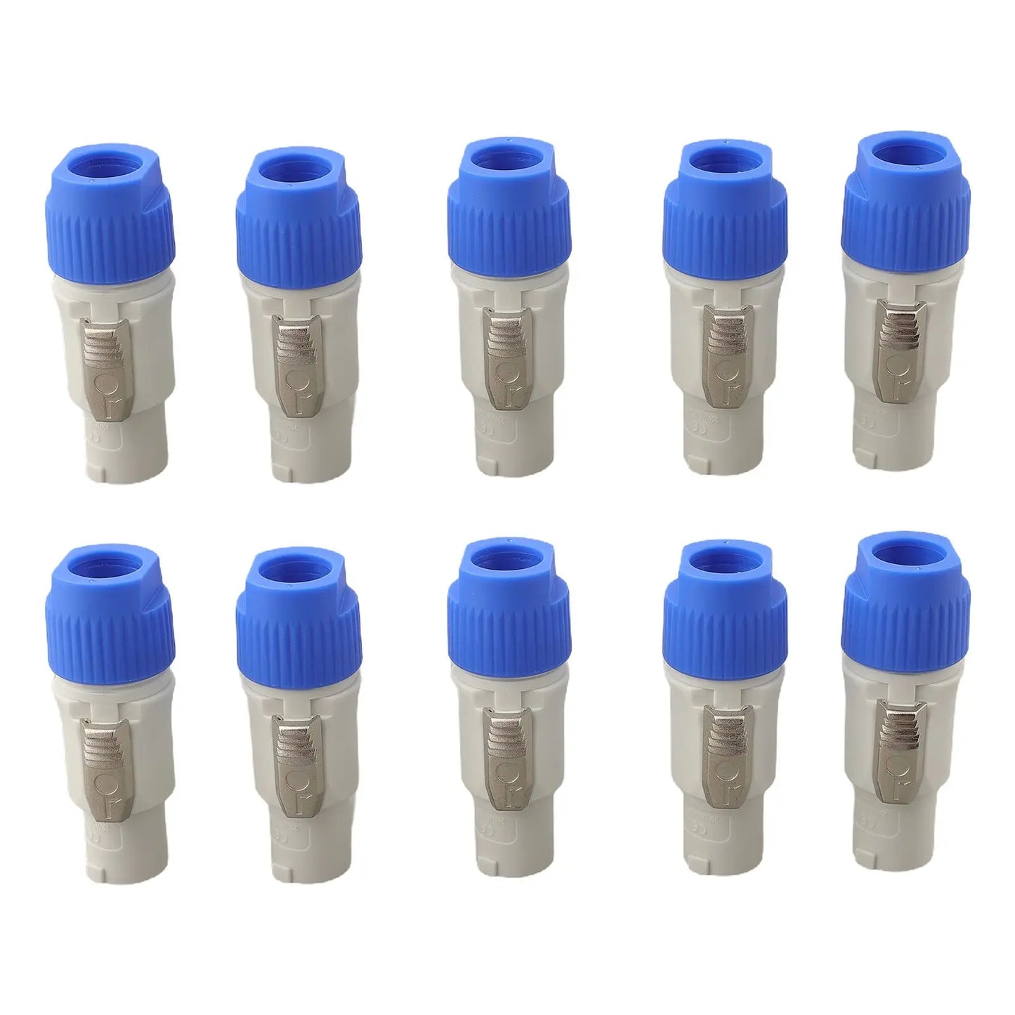 10PCS Powercon Connector Males 3 Pin Speaker  3 Pin Male Power Connector 20A 250V AC Power  Adapters