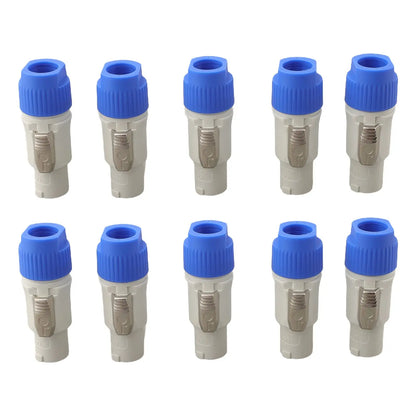 10PCS Powercon Connector Males 3 Pin Speaker  3 Pin Male Power Connector 20A 250V AC Power  Adapters