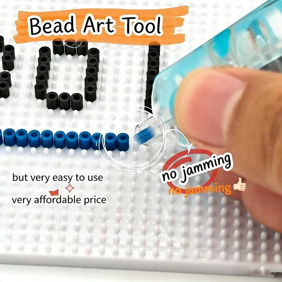 1pc Bead Pen with a 2.6Mm Tip for 3D Pixel Puzzles, Featuring an Automatic Mechanism. It Has an Ergonomic Grip for Comfortable