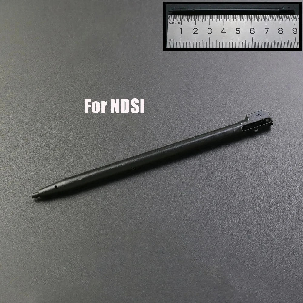 1pcs Black Plastic Stylus Touch Screen Metal Telescopic Stylus Pen For 2DS 3DS New 2DS LL XL New 3DS XL LL For NDSL NDSi NDS Wii