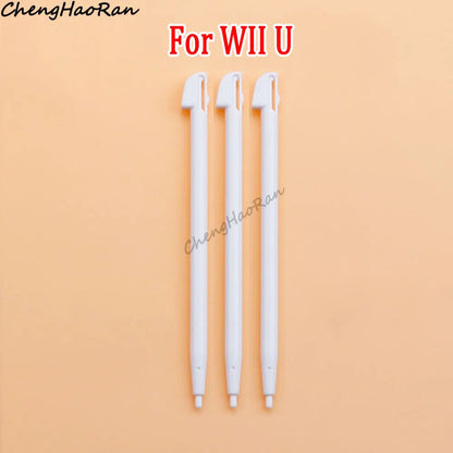 3 Pcs White Metal Retractable Pen & Plastic Pen For New 3DS XL LL/New 2DS LL XL /NDSL NDS Lite NDSi NDS Wii U 2DS 3DS Stylus Pen