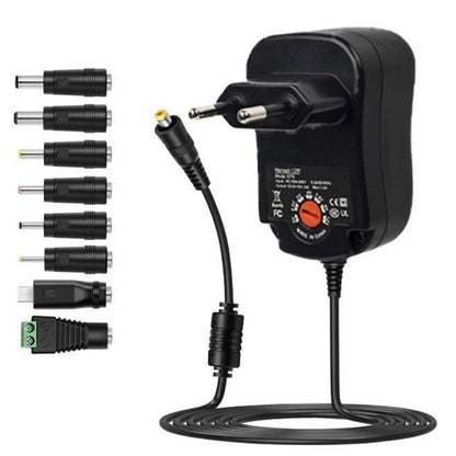 30W Adapter 3V 4.5V 5V 6V 7.5V 9V 12V Adjustable Voltage Power Adapters EU/US USB Universal Charger Supply Converter With 8 Tip
