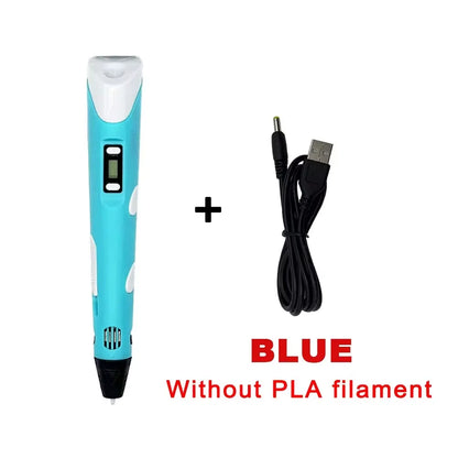 3D Printing Pen, High Temperature 3D Pen, DIY Drawing Pen Gift for Kids Students