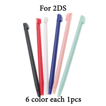 1Set Plastic&Metal Touch Screen Stylus Pen Game Console Pen for NDSL NDSi NDS WIIU 2DS 3DS XL LL New 3DSXL LL New 2DSXL