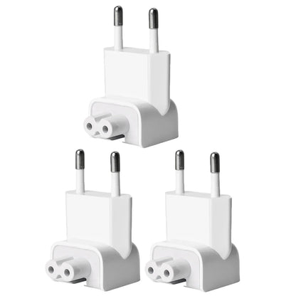 1-4PCS EU Plug Converter Portable Wall Travel Charger Adapter for Ipad Magsafe Macbook Laptop Charge Power Adapters Accessories
