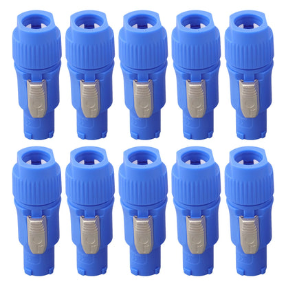 10PCS Powercon Connector Males 3 Pin Speaker  3 Pin Male Power Connector 20A 250V AC Power  Adapters