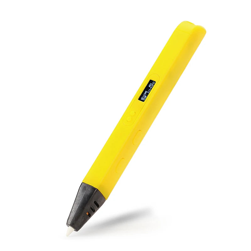 New 3D Professional Printing 3D Pen Support ABS PLA Filament Drawing Pen With OLED Display Printing Pen With 5V 2A Adapter