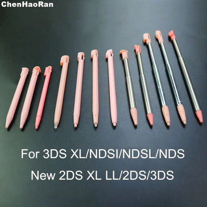 3PCS Plastic Stylus Touch Screen Metal Telescopic Stylus Pen for 3DS XLNDSI NDSL NDS New 2DS XL LL 2DS 3DS
