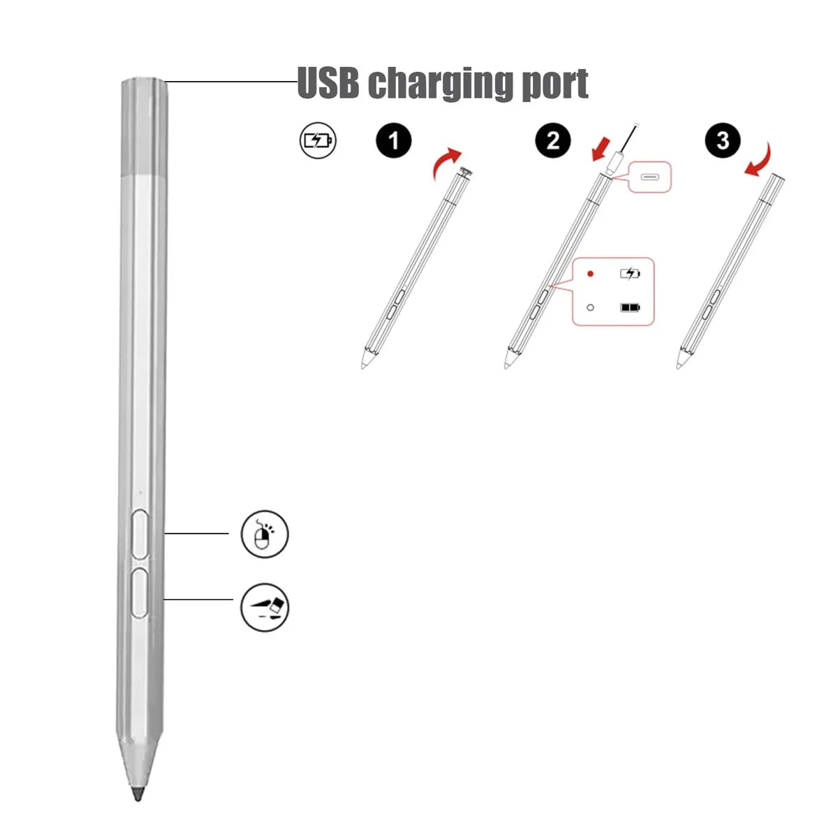 Stylus Pen For Xiaoxin Precision Pen 2 (2023) (ZG38C04470) For Tab P11 (Gen 2), Tab P11 Pro Gen 2 Pen