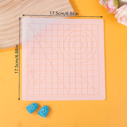 1PCS 3D Printing Pen Silicone Mat DIY Creative Drawing Template Pad With Heat-proof Finger Sleeve Art Tools Christmas Gift